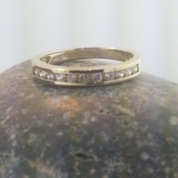 14k Solid Yellow Gold Wedding Band Classic Ring 3mm - Picture 11 of 16